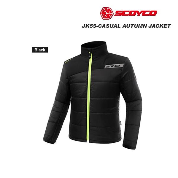 スコイコJK55ジャケット SCOYCO(スコイコ) JK55 カジュアルオータムジャケット[ブラック/M