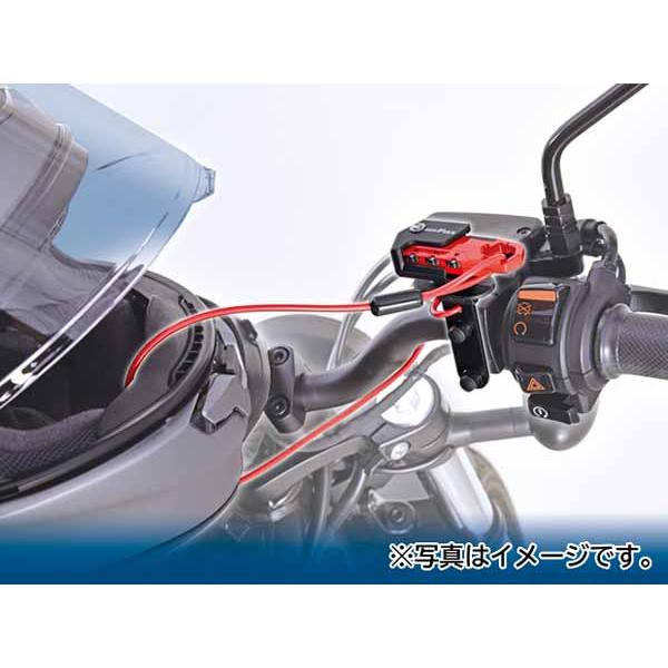 かず〜 6月13日出荷】TANAX ヘルメット用ワイヤーロック ストレート サックス