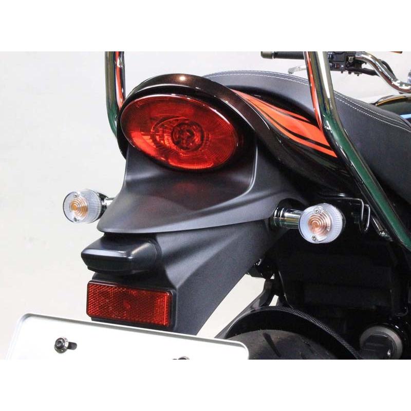 POSH Z900RS/CAF? LED クラシカル 砲弾タイプウインカーキット メッキボディ/クリアーレンズ 132099-73_2