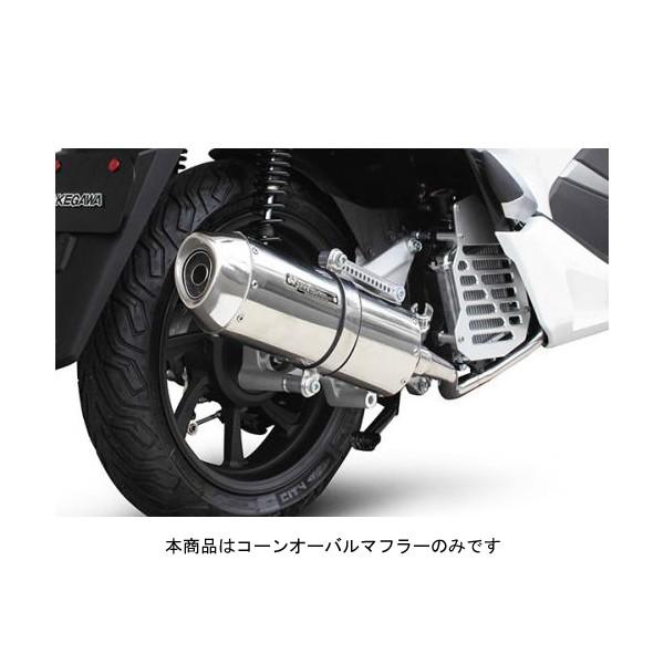 XTZ125用マフラー　SP武川　コーンオーバル　　タケガワ　政府認証 YAMAHA XTZ125 SP武川スリップオンマフラー XTZ125 スリップオン