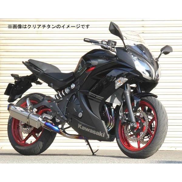 BEET ニンジャ400 マフラー NASSERT Evolution TypeIIフルエキゾーストマフラー[ブルーチタン]ニンジャ400(ニンジャ400)'14〜用 0227-KC9-BL