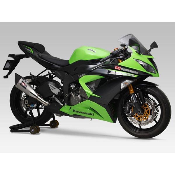 ヨシムラ ZX-6R用　Slip-On R-11 CYCLONE 1END EXPORT SPEC 政府認証[ST]　110-264-5E80｜partsbox5