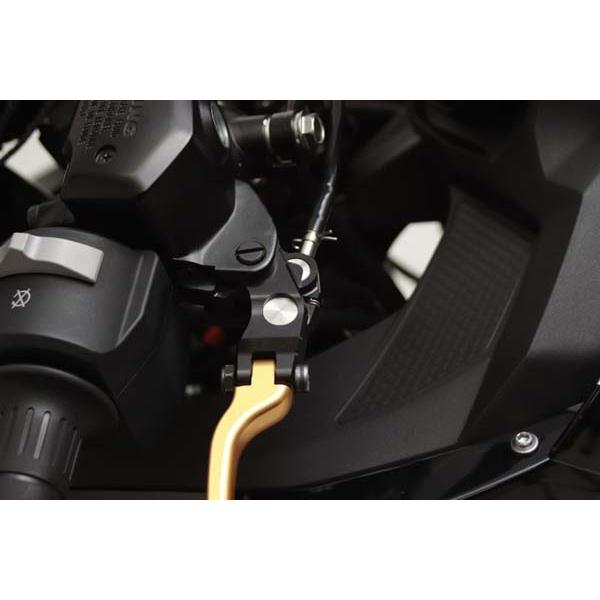 アクティブ ZX-4R ZX-4RR ZX-25R カワサキ STFブレーキレバー[ガンメタ