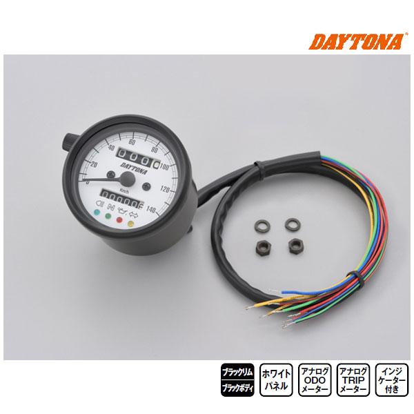 8月2日出荷】デイトナ 機械式スピードメーター φ60 ホワイトLED