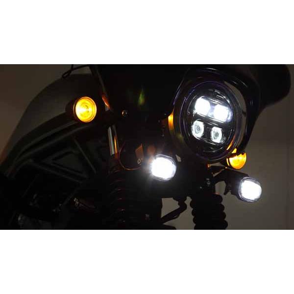 キジマ レブル250 ABS/500 17Y- Sエディションを除く フォグランプ