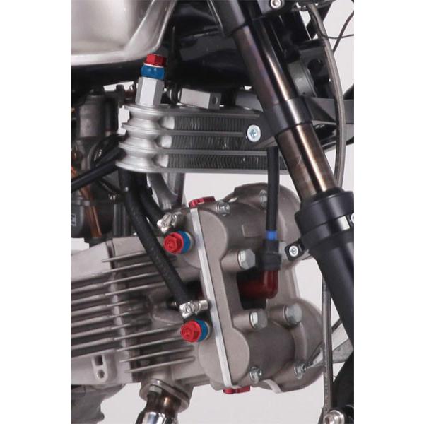 キタコ モンキー/ゴリラ・XR50R/CRF50F用 オイルクーラーキット DOHCシリンダーヘッド取出用(3段コア)　360-1133290_1