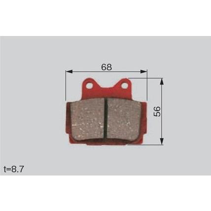 DAYTONA（デイトナ） 【2月21日出荷】デイトナ アカ PAD(R)XJR400/S/R