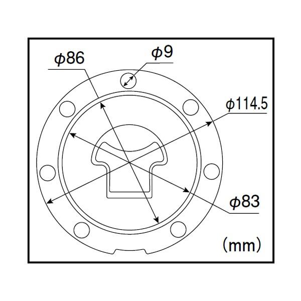 ブル DAYTONA（バイク用品） 【9月23日出荷】デイトナ フューエルキャップ