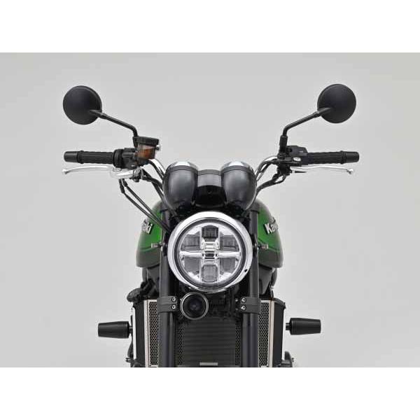 12月25日出荷】デイトナ ハイビジミラー Z2 モンスターミラー ブラック