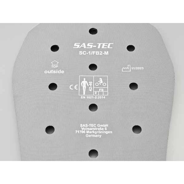 6月18日出荷】デイトナ SAS-TEC 背中用プロテクター トリプル