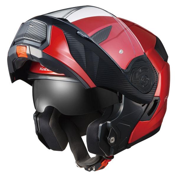 OGKカブト システムヘルメット RYUKI(リュウキ)  シャイニーレッド  XL(61-62cm)  OGK4966094596026｜partsbox5｜02