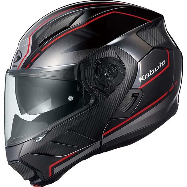 5月12日出荷】OGK Kabuto RYUKI BEAM ブラックレッド XL(61-62 