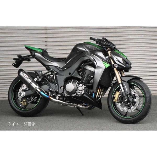 BEET Z1000 マフラー NASSERT Evolution TYPE T-2 マフラー[ブルーチタン]Z1000('14)用 0223-KC6-BL｜partsboxpm