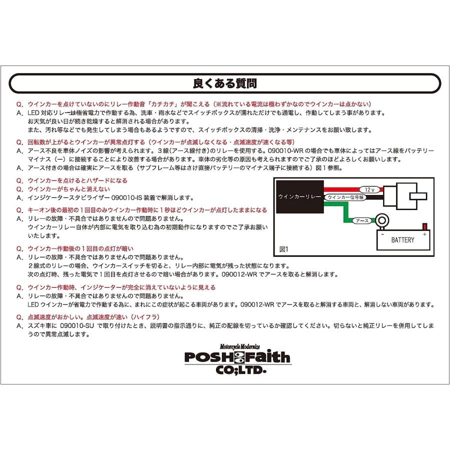 POSH（ポッシュ） 【7月31日出荷】POSH Faith ワイドワットウインカー