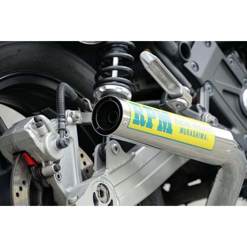 RPM ZEPHYR400x フルエキゾーストマフラー  ステンレスサイレンサーカバー  (RPM4-2-1) 1053S-01の画像