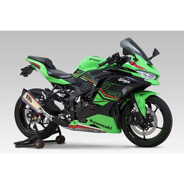 ヨシムラ ZX-25R(23-24) スリップオン HEPTA FORCE TSS チタンブルー