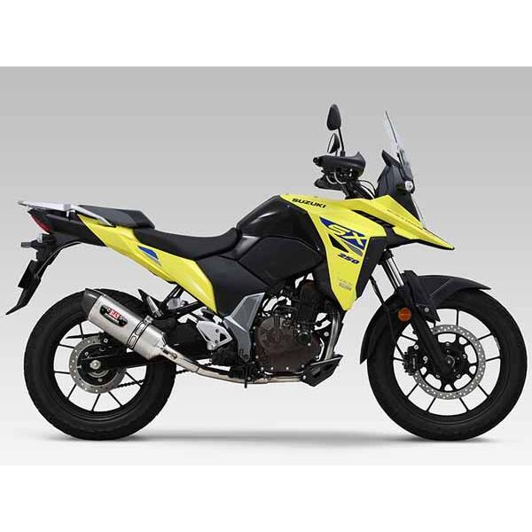 ヨシムラ ジクサー250/SF 23フルエキマフラー 機械曲R-77S サテン