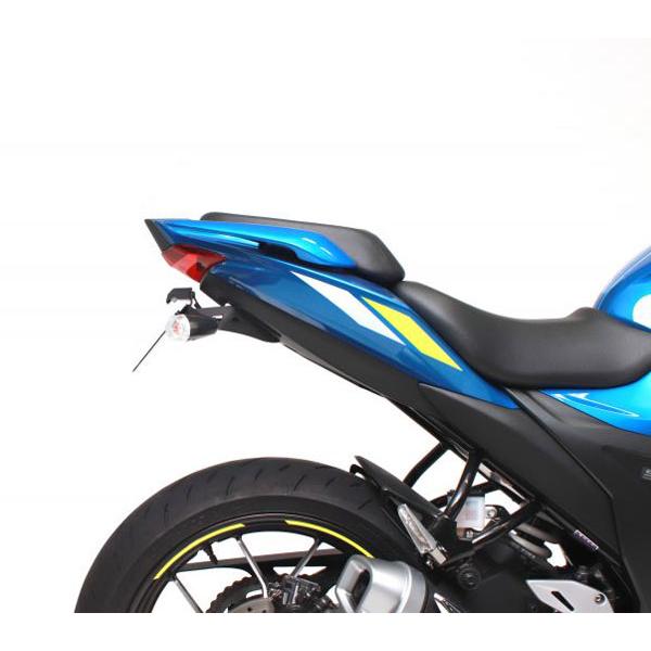 【在庫あり】アクティブ ジクサー250 ジクサー150 フェンダーレスキット ブラック [LEDナンバー灯付き] 1155043_1