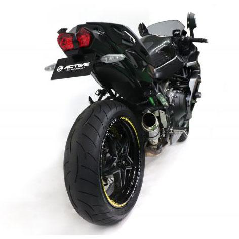 【在庫あり】アクティブ ニンジャ H2 SX/SX SE フェンダーレスキット ブラック [LEDナンバー灯付き] 1157091