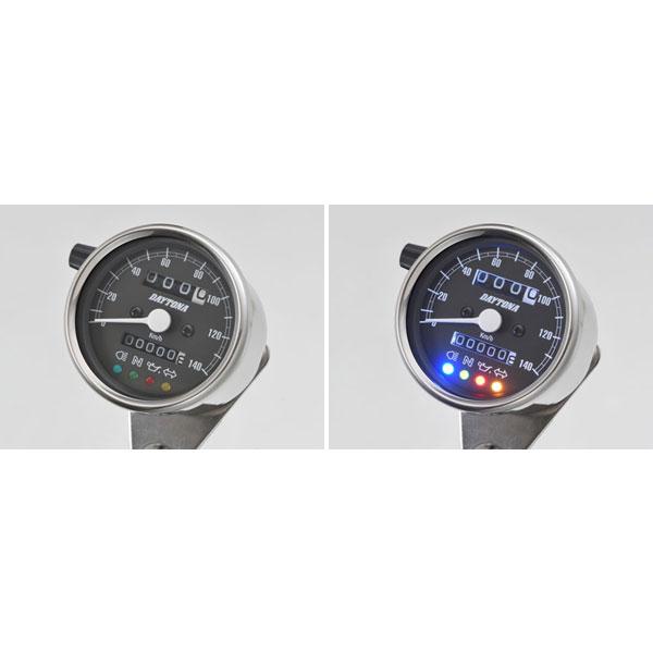DAYTONA（バイク用品） デイトナ 機械式スピードメーター φ60 ホワイト