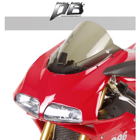 ゼログラビティ DUCATI 748/748R/748S他 (受注発注品) スクリーン ダブルバブル[スモーク] 16726R02_1
