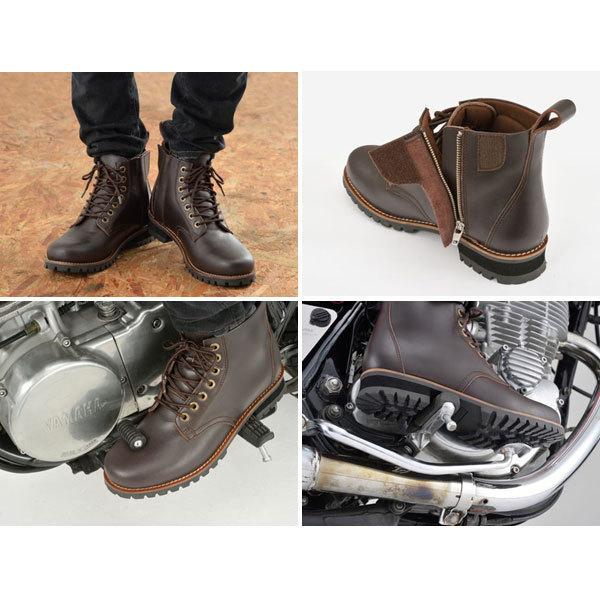 DAYTONA（デイトナ） HBS-003 ショートブーツ ダークブラウン 26.5cm