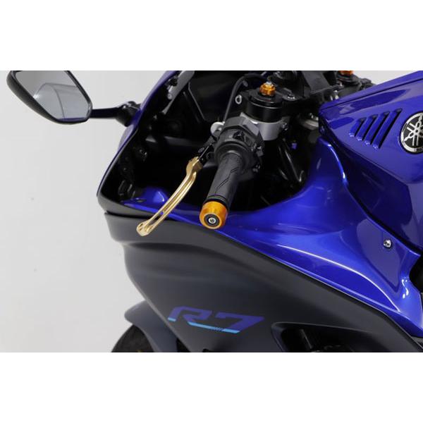 アクティブ ブレーキレバーガード\u0026バーエンド フルセット ガンメタ 取付け部 M6用(YAMAHA ヤマハ) 30803Y06_5