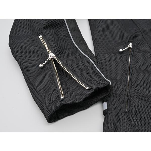 デイトナ DJ-003 メッシュシングルライダース ブラック サイズXL 37086