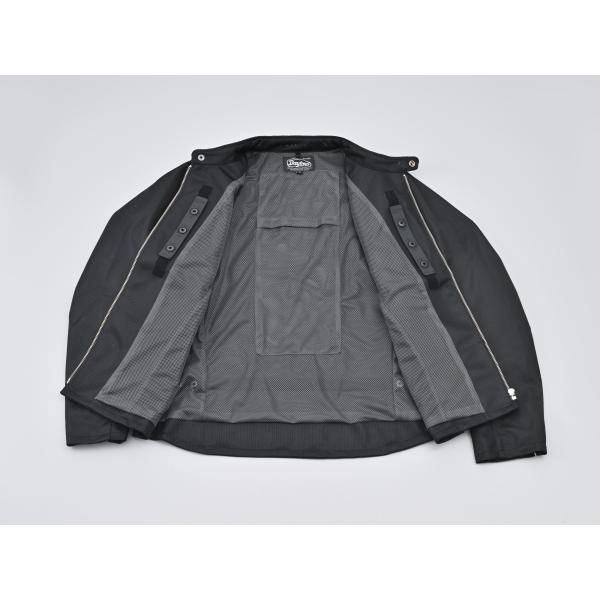 デイトナ DJ-003 メッシュシングルライダース ブラック サイズXL 37086