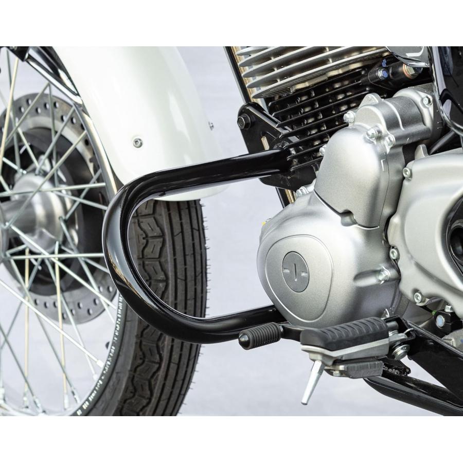 キジマ W230 MEGURO S1 カワサキ KAWASAKI エンジンガード スチール製 ブラック 405-248_2