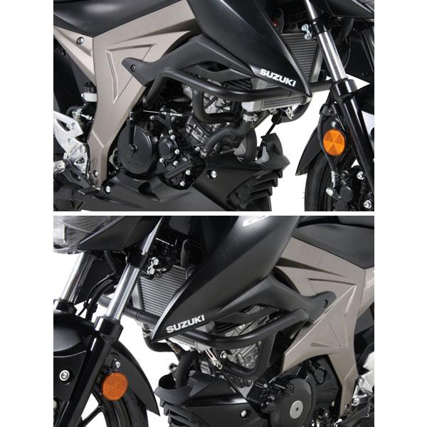 ヘプコ＆ベッカー エンジンガード ブラック  GSX-S125 ABS('17〜'20)  5013536-0001｜partsboxpm｜02