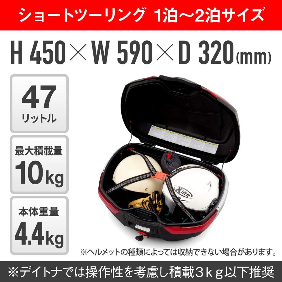 し～確認用 DAYTONA（デイトナ） 【12月16日出荷】デイトナ GIVI V47NN ムトソウBK