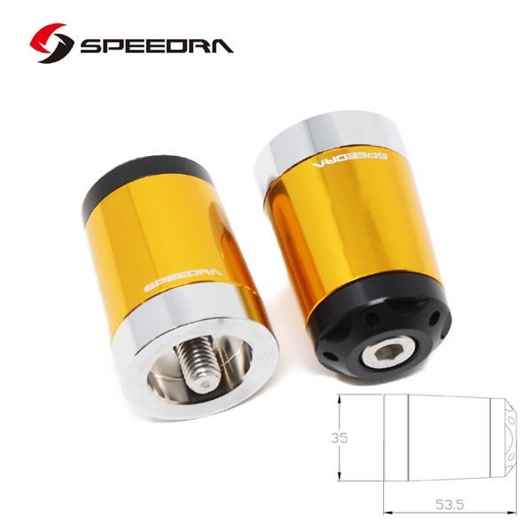 SSK SPEEDRA ヘビーウェイトハンドルバーエンドスライダー ロングタイプ KAWASAKI M8(ゴールド)  ABEKL01GD
