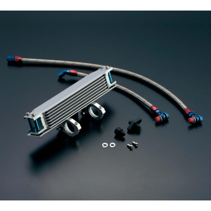 アクティブ SR500 SR400 オイルクーラーキット(縦)ストレート ブラック