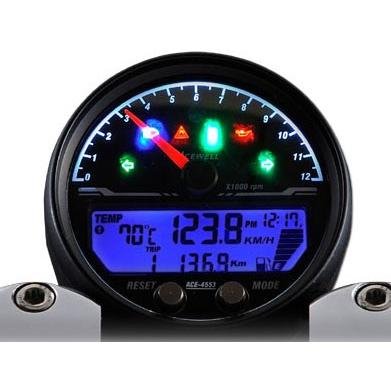 ACEWELL 多役立つことデジタル米突 ACE-4353AB(6000rpm/黒いこと) ACE-4353AB