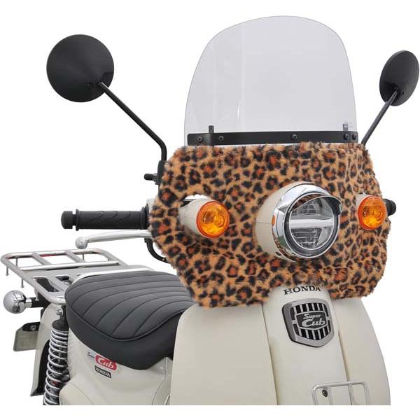 yoshi　スーパーカブ50/110用　旭風防　ヒョウ柄 旭風防 スーパーカブ50/スーパーカブ110 旭風防(AF ASAHI) 風防 ヒョウ