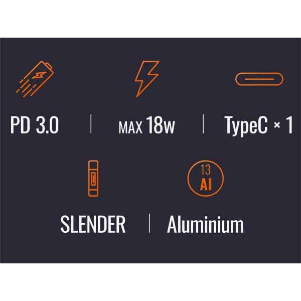 5月14日出荷】デイトナ バイク専用電源 スレンダーUSB Type-C アルミ