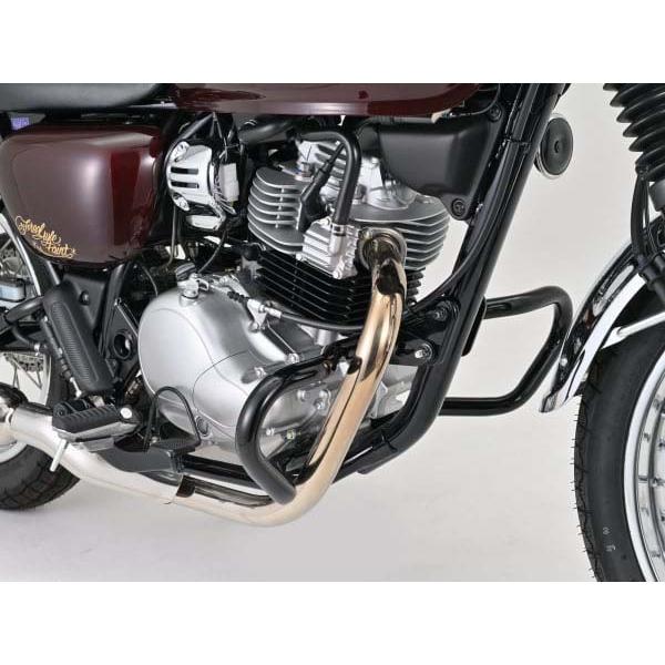 【4月30日出荷】デイトナ W230 MEGURO S1 カワサキ パイプエンジンガード グロスブラック 61563