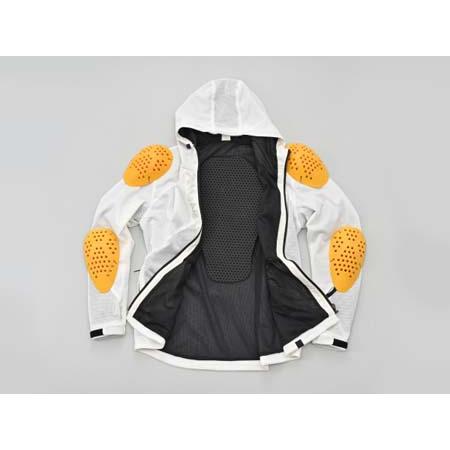 DAYTONA（デイトナ） DJ-030 ワイドメッシュパーカー ホワイト サイズ
