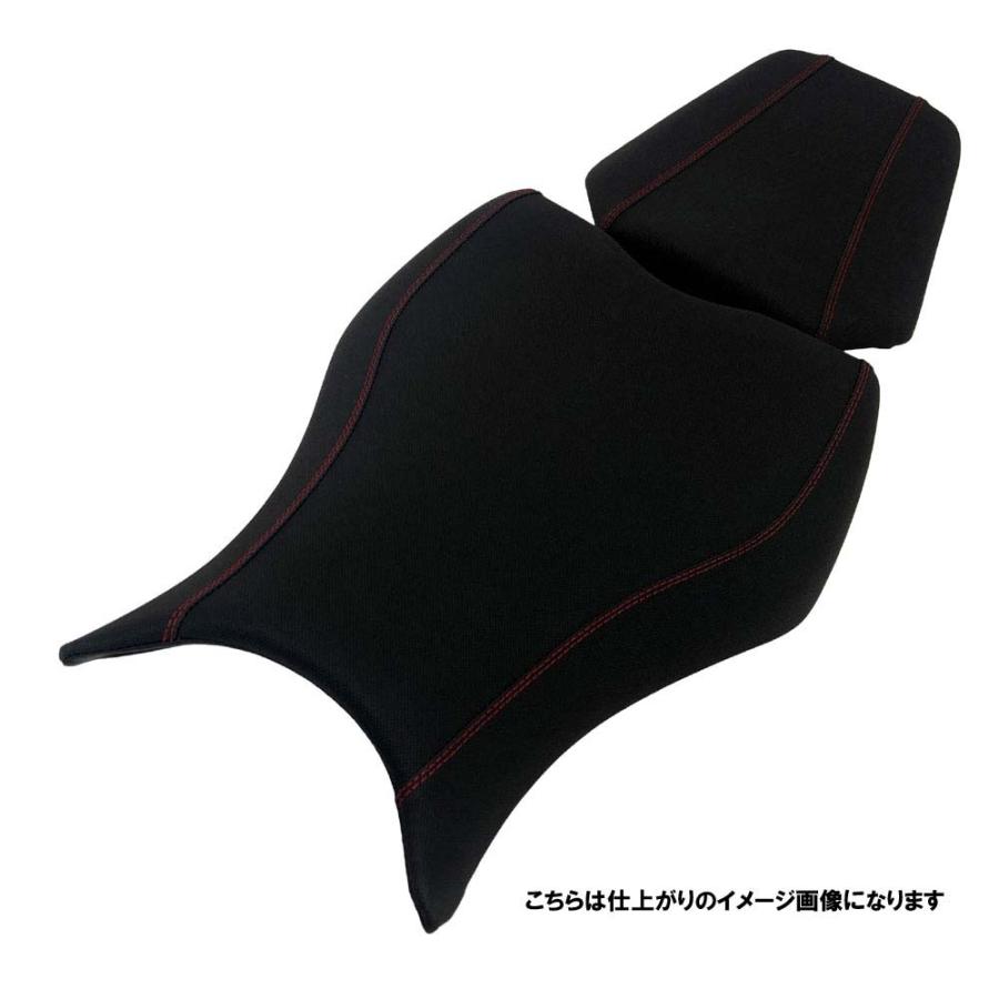 ZX-10R/04年-05年(ZX1000C) シート張替え施工 シート前後セット 専用