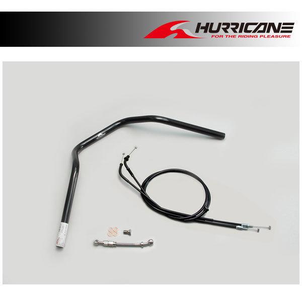 HURRICANE - 【×欠品中 納期中ぶらりん】ハリケイン ナロー3型 手持ち部分仕掛ける(黒いこと)  CB1300SB ABS車('10〜'13)  H037-047B バイク-ハンドル