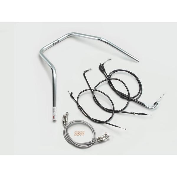 【×欠品中 要納期確認】ハリケーン ウルトラナローハンドルSET Cメッキ H303-086C