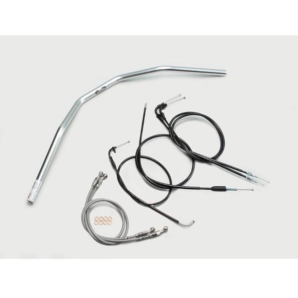 【×欠品中 納期未定】ハリケーン スーパートラッカーハンドルSET Cメッキ H502-032C