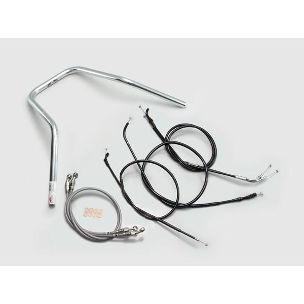 【×欠品中 納期未定】ハリケーン スーパーナローハンドルSET Cメッキ H707-050C