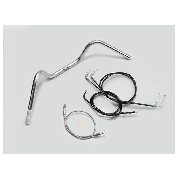 欠品中 納期未定】ハリケーン 140フォワードアップ ハンドルSET