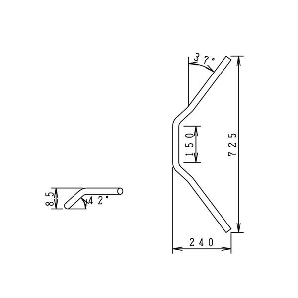 【5月23日出荷】ハリケーン BOLT（ボルト）専用ハンドル[ブラック]　HB0263B｜partsboxpm｜03