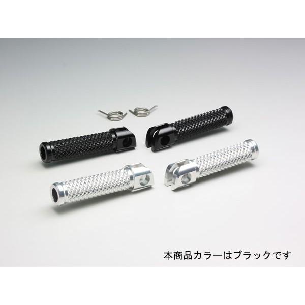 【5月14日出荷】ハリケーン カワサキ系 ステップバーTYPE[ブラックアルマイト]　HF5132B｜partsboxpm