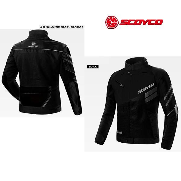 SCOYCO(スコイコ) JK36 メッシュサマージャケット[ブラック/XLサイズ] JK36-BK-XL
