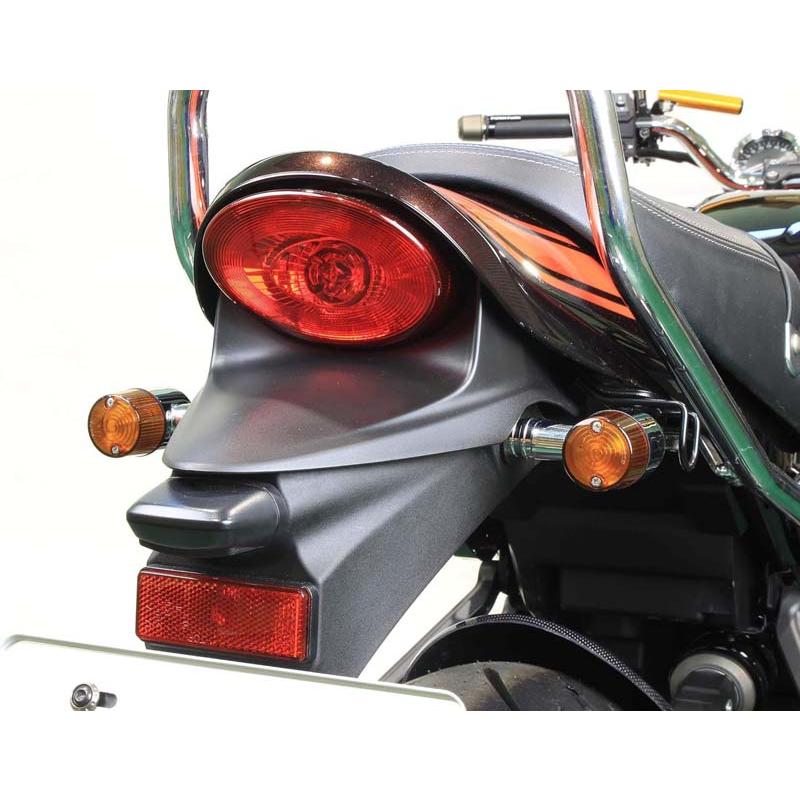 POSH Z900RS/CAF? LED クラシカル 71タイプウインカーキット メッキボディ/オレンジレンズ 132091-73_2
