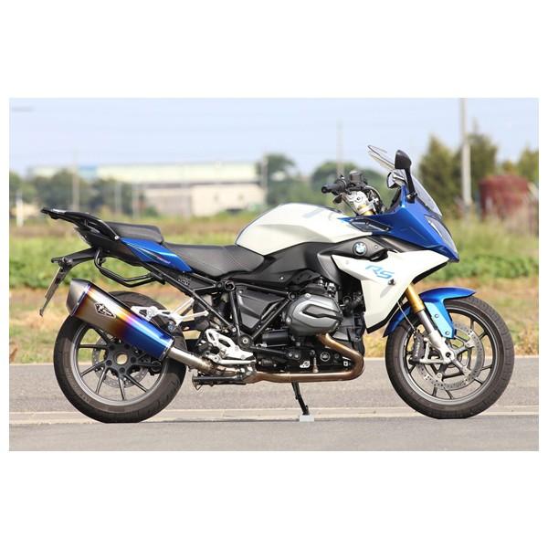 r's gear - アールズギア BMW 水冷R1200 えり巻き ワイヴァン リアルスペックスリップオンマフラー (薬物青碧)   BMW 水冷R1200R/RS RB06-03RD スリップオンマフラー-バイク-マフラー